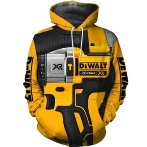 New DeWalt Hand Tool 3D All Over Printed Lightweight Clothes Top Gift's 2025 - Picture 1 of 5