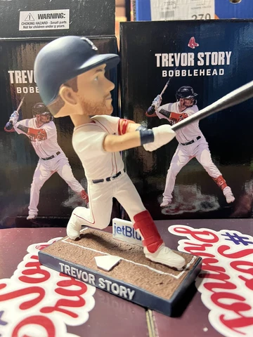 Trevor Story Boston Red Sox MLB Bobblehead Fenway Park SGA 9/28/22 New In Box Cover