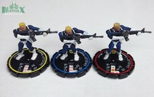 Heroclix Clobberin' Time set SHIELD Trooper #001, #002, #003 R/E/V figures!