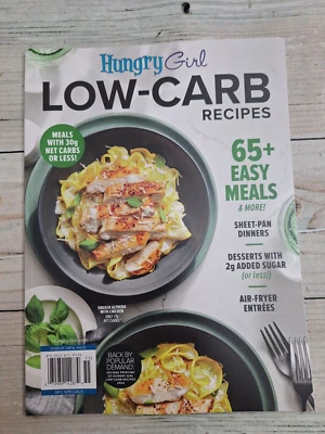 Hungry Girl April 2025 Magazine Low-Carb Recipes Easy Meals Free Shipping - Image 1 of 3