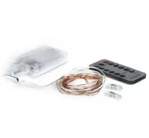 Feit Electric 30-Light 10 ft. Indoor LED Rose Gold Wire Warm White 2 PACK - Picture 1 of 2