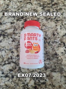 Smarty Pants KIDS Formula 90 Gummies Multi & Omega 3s NON GMO EX07/2023 - Picture 1 of 1