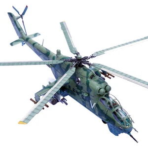 Modellino militare simulazione elicottero Mi-24V esercito russo scala 1/72 collezione - Foto 1 di 10