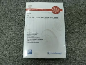 2000-2001 Audi TT Quattro Coupe Convertible Roadster Service Repair Manual DVD - Picture 1 of 1