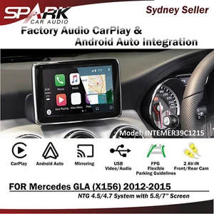 WIRELESS CARPLAY ANDROID AUTO MIRROR LINK FOR MERCEDES GLA X156 5.8/7" 2012-2015 - Bild 1 von 2