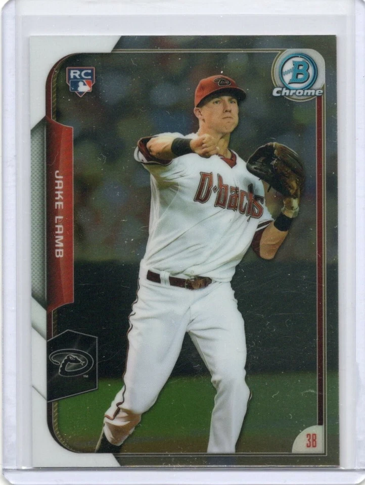 2015 Bowman Chrome #168 Jake Lamb Rookie Card - Image 1 of 1