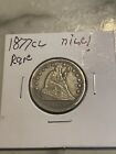 1877 CC SEATED LIBERTY QUARTER BETTER GRADE CHECK PICS PLEASE LOOK AT LISTINGS