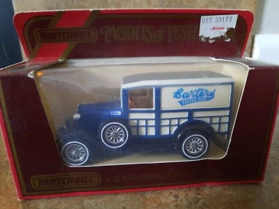 1984 Matchbox Models Of Yesteryear 1930 Model A Ford Delivery Barters Y-21 *NIB* - Image 1 of 4