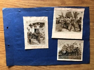 LOTTO 3 FOTOGRAFIE CON MUSSOLINI MILITARI numismatica SUBALPINA - Imagen 1 de 2