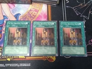 Yugioh- 3X "A" Cell Breeding Device - Common - UnlimiteEdition - FOTB-EN043 - Lp - Picture 1 of 2