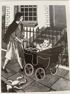 TIRZAH GARWOOD "The Cousin" - Ltd Ed Framed woodcut engraving - Eric Ravilious - Picture 1 of 5