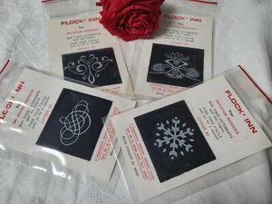 Lot 4 patchs broderie année 80 customisation couture thermocollant N°1 T17 - Bild 1 von 4