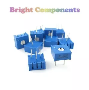 5 x 100 Ohm 3386 Trimmer Potentiometer Preset Variable Resistor - UK Seller - Picture 1 of 1