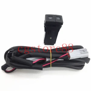 Front Rear Fog Light Switch Button and Wire Cable Fit Mazda 323 626 MPV Premacy - Picture 1 of 3