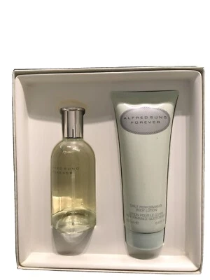 JUEGO DE 2 PIEZAS ALFRED SUNG FOREVER 4,2 OZ EDP SPRAY + 6,8 OZ Loción Corporal (Nuevo Con Caja) Foto 1 de 4