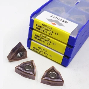 10pcs WNMG080404-EF YBG205 WNMG431-EF ZCC.CT CNC blade Carbide Inserts Original - Picture 1 of 2