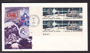 FIRST DAY ISSUE - APOLLO 15, SCOTT, WORDEN & IRWIN, 1971 KENNEDY SPACE CENTER - Picture 1 of 1