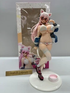 [USED] Union Creative Super Sonico White Cat Ver. Figure Japan - Picture 1 of 17