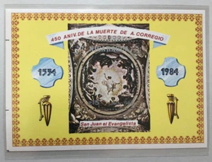 1984 Nicaragua -Great Italian Artist Honored NH Commemorative STAMP SHEET - Picture 1 of 2