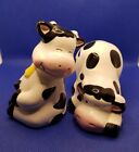 Ceramic Cow Salt and Pepper Shakers Funny