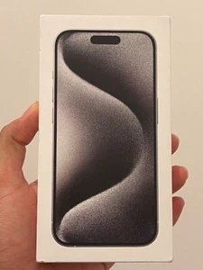 Apple iPhone 15 Pro 256GB White Titanium Unlocked 100% Battery Health Tiny Dot - Afbeelding 1 van 6