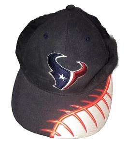 NFL Houston Texans Adjustable Cap Navy With Embroidered Logo Hat Football Sports - Bild 1 von 6