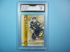 2011/12 IN THE GAME ITG HEROES & PROSPECTS CARD #27 NAIL YAKUPOV ROOKIE GMA 10