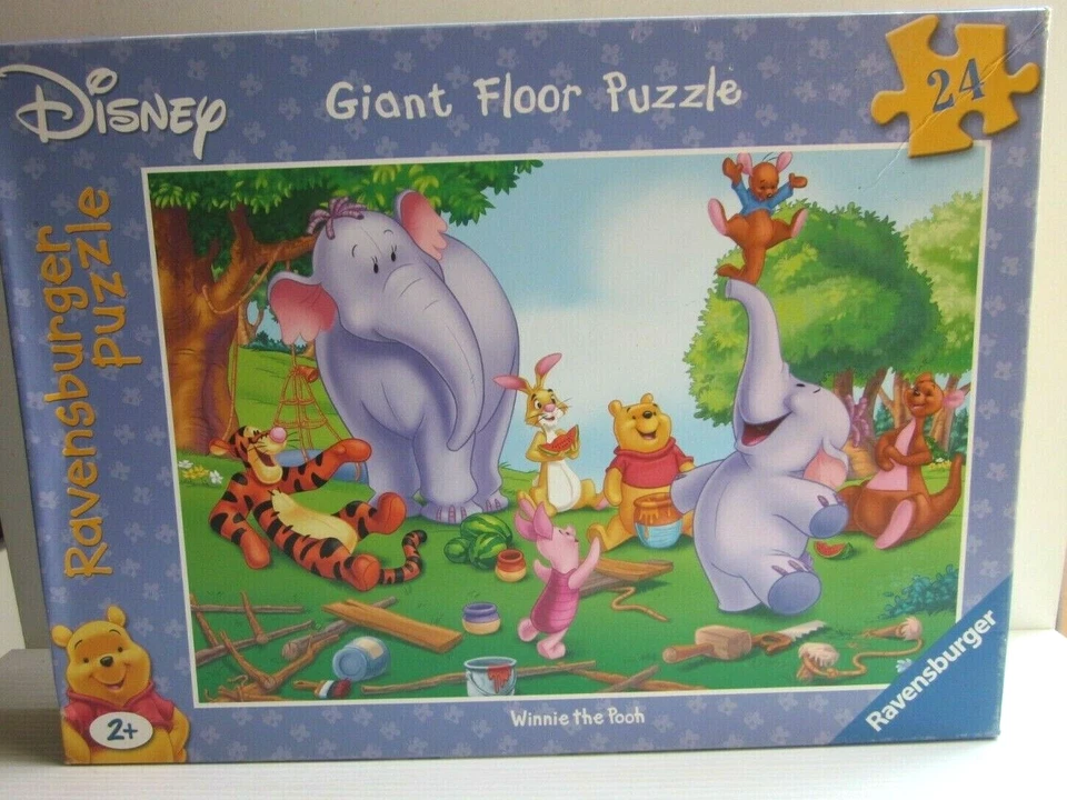 Puzzle Winnie The Pooh Ravensburger 24 Pezzi 69x49 cm 2+ Anni Disney Bambini - Immagine 1 di 4