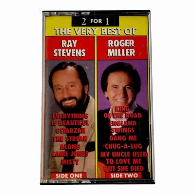 Ray Stevens & Roger Miller: Very Best Of (Cassette, 1986 Priority) Pop, Country - Image 1 of 4