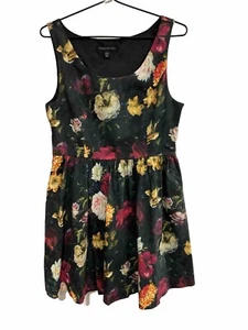 Forever New Womens Dress Size 12 Black Floral Party Cocktail Summer - Picture 1 of 12