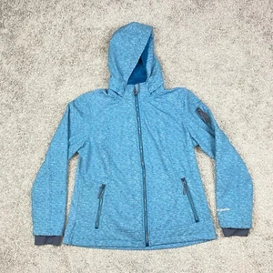 Free Country Women's Aeris Super Softshell Jacket Coat Sport Teal Size Large - Picture 1 of 9