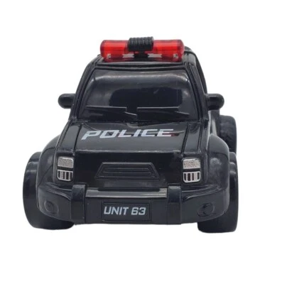 "NKOK Police Toy SUV 2017 4 pulgadas negro plata buen estado usado juguete para niños regalo" Foto 1 de 4