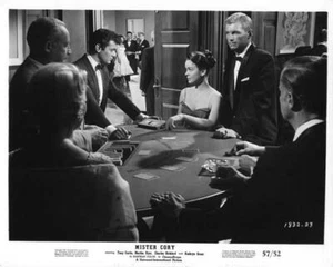 MISTER CORY originale 8x10 ancora TONY CURTIS 1957 -- p185 - Foto 1 di 1