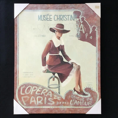 French Canvas Print 28 x 22 Musée Christina L'Opéra de Paris Musique de L'amour - Image 1 of 4