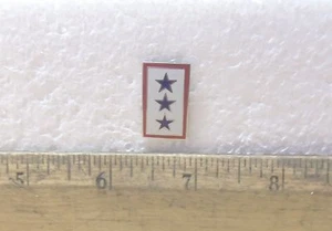 Three Blue Stars Service Pin - Picture 1 of 1
