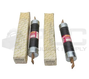 LOTE DE 2 FUSIBLES NUEVOS BUSSMANN FRS-R 90 DOBLE ELEMENTO 90A 600V *LEER* - Imagen 1 de 6