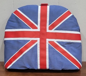 Vintage MG Auto Union Jack Soft Plush Headrest Cover 12" × 9" - Picture 1 of 6