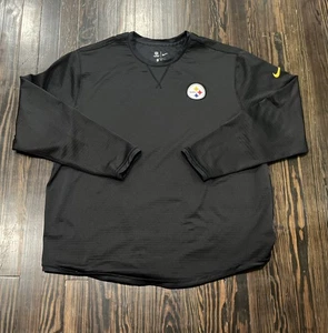Nike Pittsburgh Steelers Therma Fit Shirt Men’s 3XL Black Polyester Spandex - Picture 1 of 4
