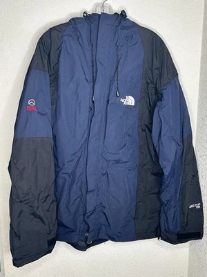 The North Face Jacket Mens XL Blue Black Summit Series Gore-Tex XCR Hooded - Image 1 of 4