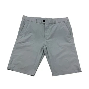 Greyson Light Gray Montauk Flat Front Golf Shorts Polyamide Elastane Men’s 36x10 - Picture 1 of 6