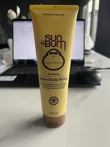 Sun Bum Revitalizing Detox Scalp Scrub - 6 oz w/Apple Cider Vinegar SEALED - Picture 1 of 6