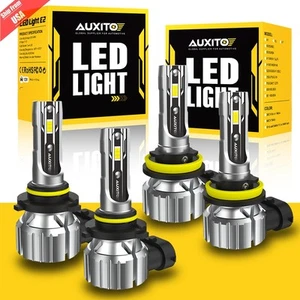 9005 H11 Faros LED Bombillas de haz alto bajo 100W Super Brillante 6000K Blanco Frío - Imagen 1 de 19