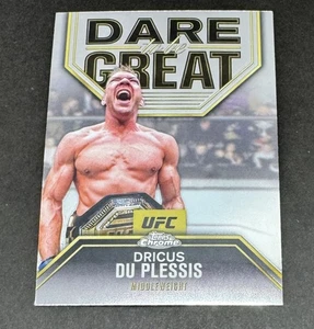 Topps 2025 cromado UFC Dare To Be Great Dricus Du Plessis #DBG-5 - Imagen 1 de 2