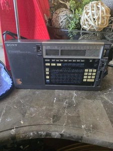 SONY ICF-2010 AIR / FM / MW / SW PLL SYNTHESIZED RECIEVER SHORT WAVE RADIO - Picture 1 of 9