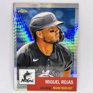 Miguel Rojas 2022 Topps Chrome Platinum Prism Refractor #193 Miami - Dodgers - Picture 1 of 2