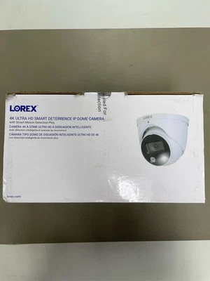 Lorex Outdoor 4K IP Add-On Metal Dome Security Camera | NVR Add-On | Smart Motio - Image 1 of 3