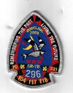 2003 OA Conclave SR-7B 296 Remembering The Past Living The Future SMY Bdr - Picture 1 of 1