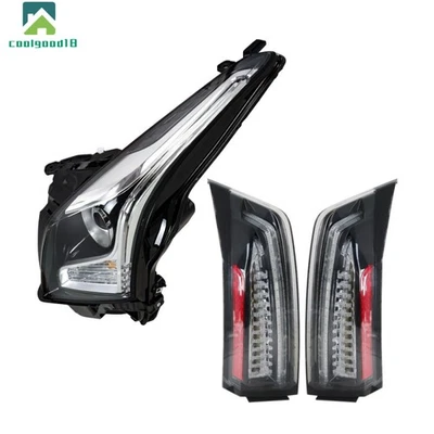 LH Headlight For Cadillac ATS 2013 2014 2015 2016  2017 2018 LH&RH Tail Lights - Image 1 of 4