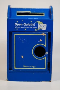 Melissa & Doug Wooden Stamp And Sort Mailbox 6 Letters/Stamps Parts Or Repair - Picture 1 of 11