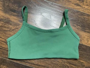 Reggiseno sportivo donna Aerie Offline a costine verde taglia large - Foto 1 di 2